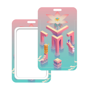 纪念碑谷手机游戏周边场定制卡套学生卡工作证校园饭卡公交卡现货