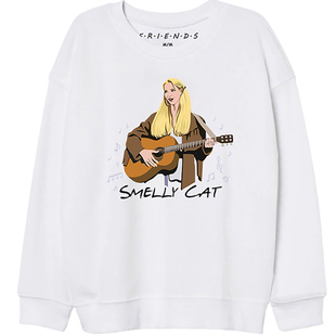 Friendsforever老友记官方限量周边同款菲比Smelly Cat卫衣帽衫