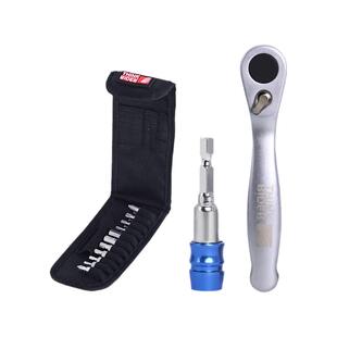 迷你棘轮扳手双向快速省力72齿多功能内六角便携式工具套装