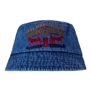 Levis李维斯女生鸭舌帽棒球帽儿童男女童运动帽遮阳帽子情侣软顶