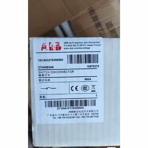 下单前咨询ABB隔离开关OT400E04K