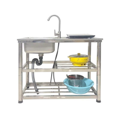 厨房不锈钢单槽支架洗碗池洗菜池