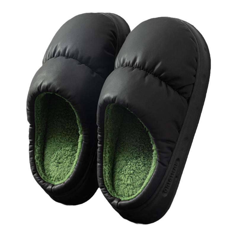 防水棉拖鞋男秋冬防滑保暖室内家居乳胶抗菌棉拖鞋女冬季2025新款