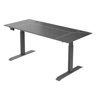 智芯电动升降桌脚电脑台式家用书房办公书桌定制卧室轻奢电竞桌子