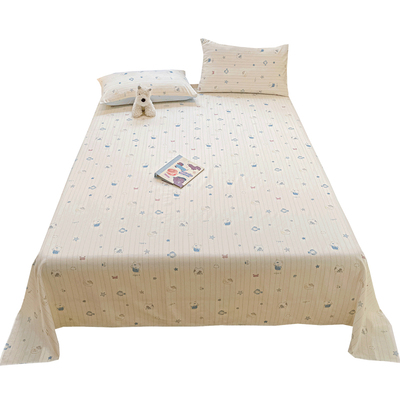 洁丽雅全棉纯棉床单单件夏季儿童