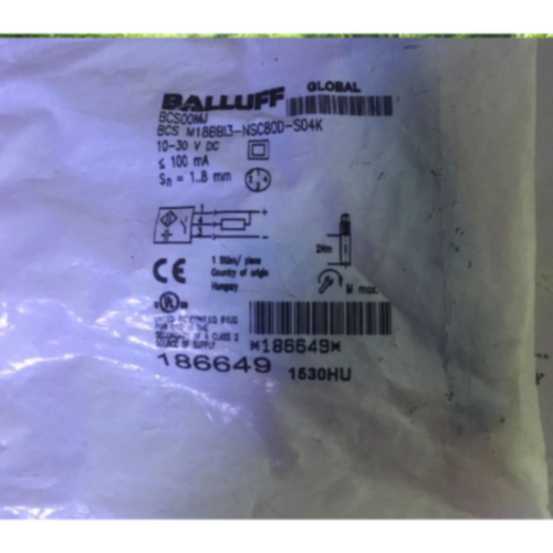 议价BCS M18BBI3-NSC80D-S04K  德国Balluff巴鲁夫接近开关  详询