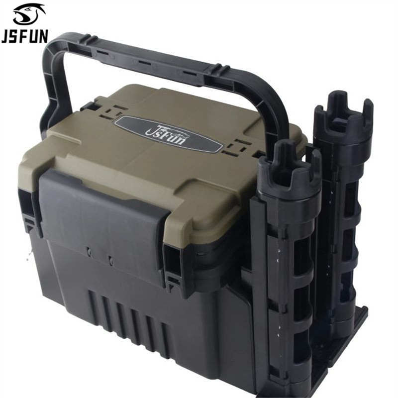 路亚箱鱼箱路亚饵收纳箱路亚钓箱海钓矶钓可坐加固加厚大容量多层