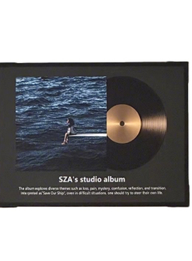 蓝色海洋中古风装饰摆件