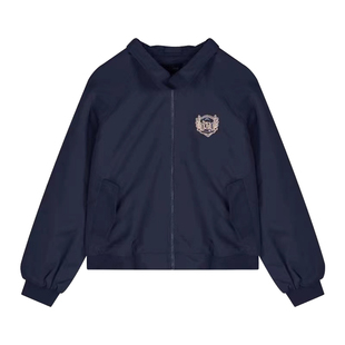 PS冬季新款刺绣BF港风宽松休闲棒球服夹克外套女夹棉加厚显瘦潮