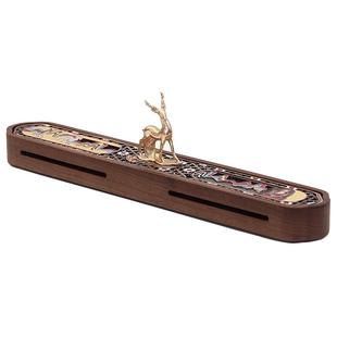 国风珐琅线香盒家用檀香熏香炉仿古室内苏窗熏香器茶道品香焚香座