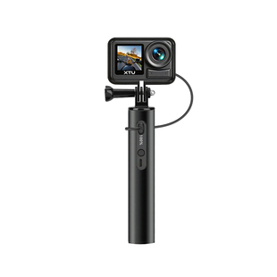 充电手柄适用XTU骁途S6 S6pro X3 S7pro运动相机续航手柄手持杆充电宝续航延长杆多功能充电手柄双向续航手柄