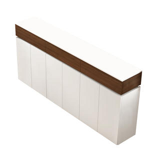 实木餐边柜超薄30cm窄柜厨房岩板储物柜靠墙餐边柜茶水柜子9G433