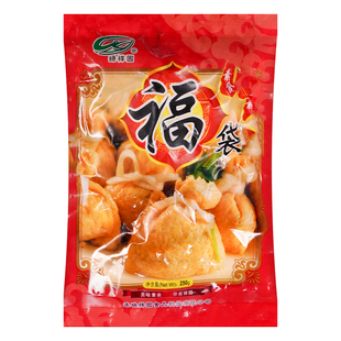 冷冻200g福袋豆腐袋佛家纯素素食素肉人造肉关东煮火锅斋菜绿祥园