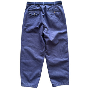 068-1加绒版紫标版型！冬季加绒加厚日系宽松阔腿裤锥形牛仔裤男