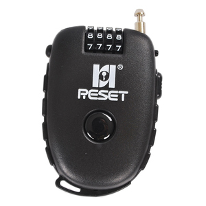 RESET可伸缩固定头盔锁行李架箱包婴儿车钢丝密码锁锐赛特RST-018