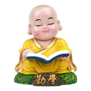 小沙弥禅意小和尚摆件饰品送同学生日礼物礼品可爱办公室桌面摆设