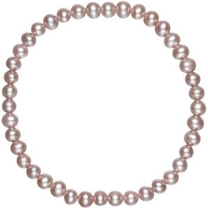 周六福淡水珍珠手串女款紫色珍珠项链一套优雅送女友新年礼物