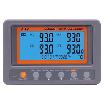 台湾衡欣四通道热电偶温度记录仪