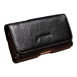 手机腰包男真皮穿皮带横款超薄4.7/5.0/5.5/6.57寸手机挂腰包皮套