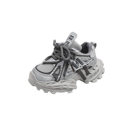 儿童双网透气防滑老爹鞋