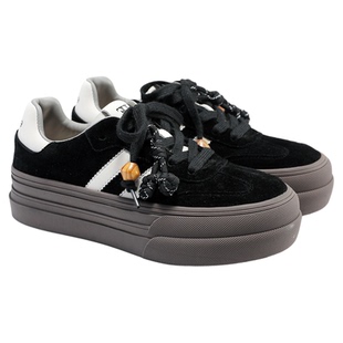 fed厚底德训鞋女秋季新款女鞋增高板鞋休闲阿甘鞋女款S0903-ZC500