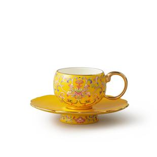 永丰源 新宫廷瓷2/4头茶咖杯碟 高档下午茶杯碟 陶瓷茶具 礼盒装