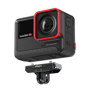 aMagisn阿迈适用影石Insta360 Acepeo2/X5/X4Air磁吸快拆转接底座配件影石Acepro2磁吸快拆钢化膜保护套配件