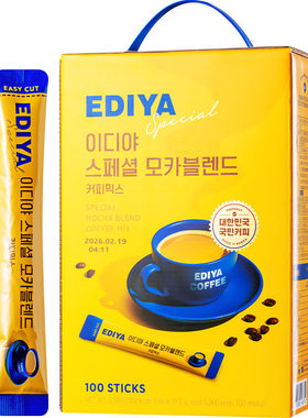 一帝亚韩国拿铁咖啡三合一