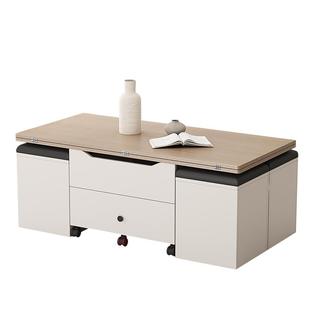 欧乐派升降茶几餐桌工作台多功能一体式可升降折叠小户型现代简约