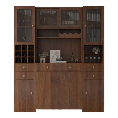 冠虎餐边柜餐桌组合多功能储物柜