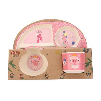 莫鸟儿童餐具套装宝宝餐盘分格