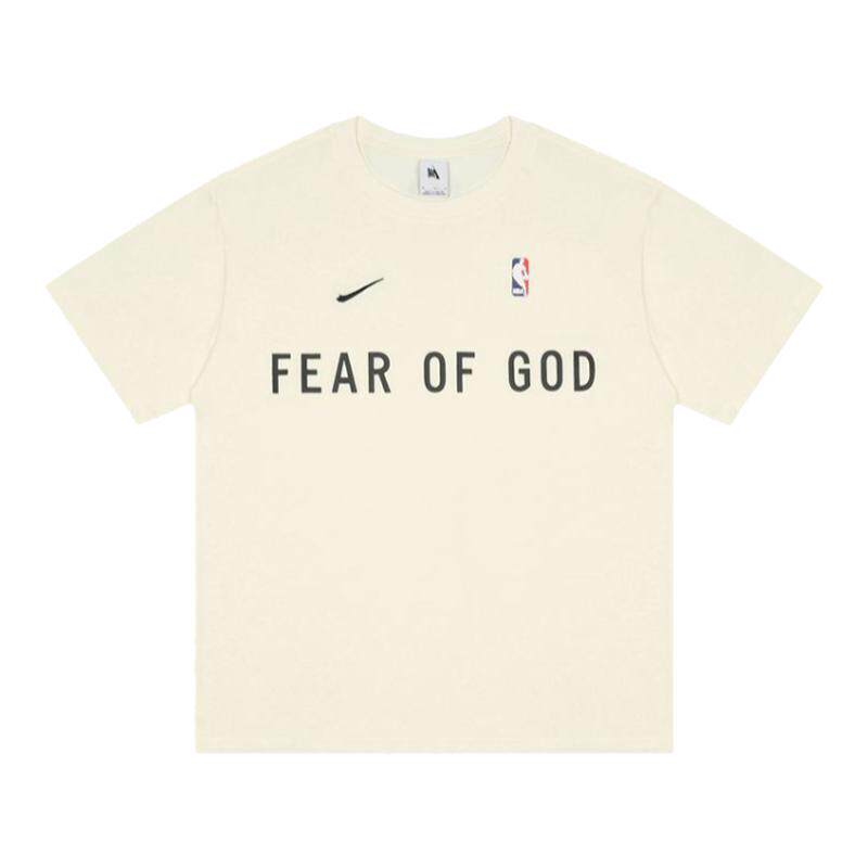 FEAR OF GOD主线高街FOG夏季宽松圆领纯棉男短袖T恤比伯同款半袖