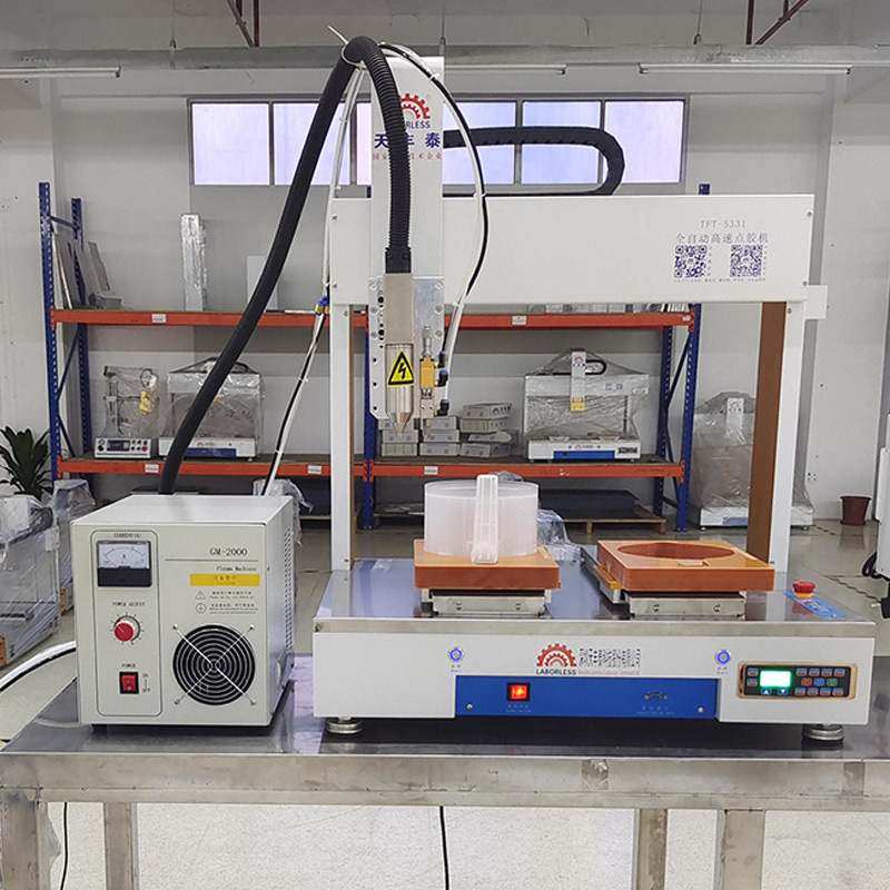 5331四轴点胶机 全自动点胶设备 热水壶表面等离机处理毛刺灰尘,五金/工具,电动打胶机,淘宝优惠券,粉丝福利购,淘宝优惠卷