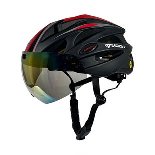 MOON防臭MIPS自行车头盔男女磁吸防晒防风镜片骑行山地公路安全帽