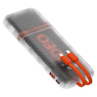 【新国标3C认证】ideo氮化镓分离式充电宝便携自带线45W插头10000毫安小巧三合一移动电源适用于苹果华为手机