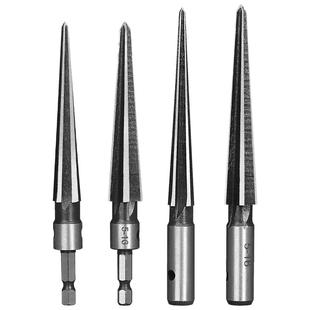 锥度铰刀手用扩孔机器木工开孔倒角神器锥形硬质合金螺旋铰刀钻头