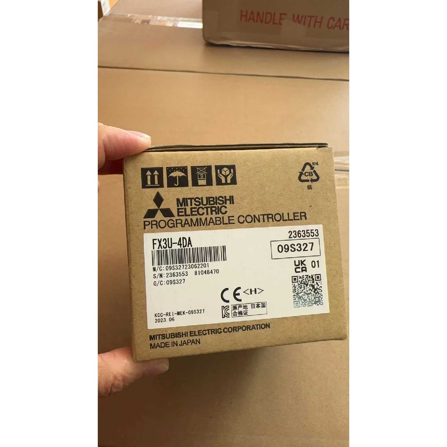 议价FX3U-4DA三菱模块日本产FX3U-4DA全新