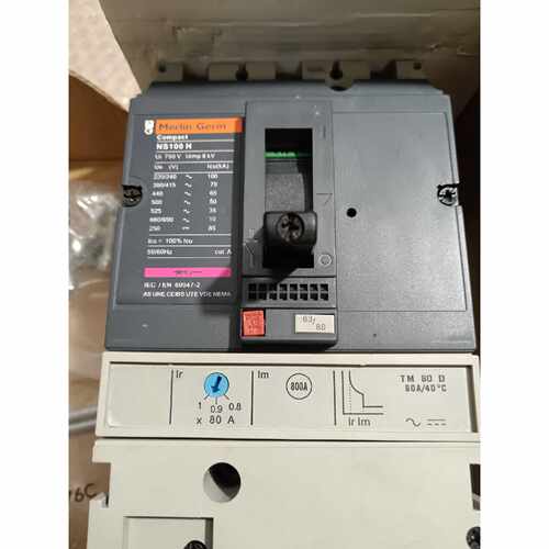议价3P 80A漏电开关 NS100H，库存全新带包装，配