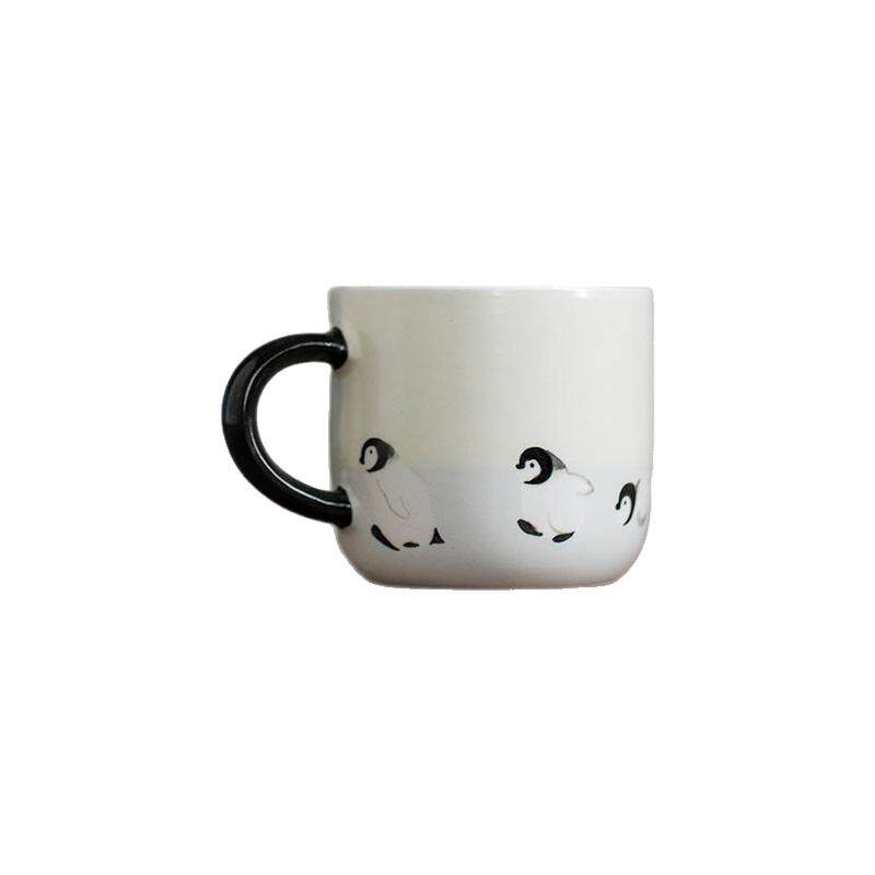 同合陶瓷ins风牛奶杯咖啡杯大容量卡通动物马克杯耐高温杯子