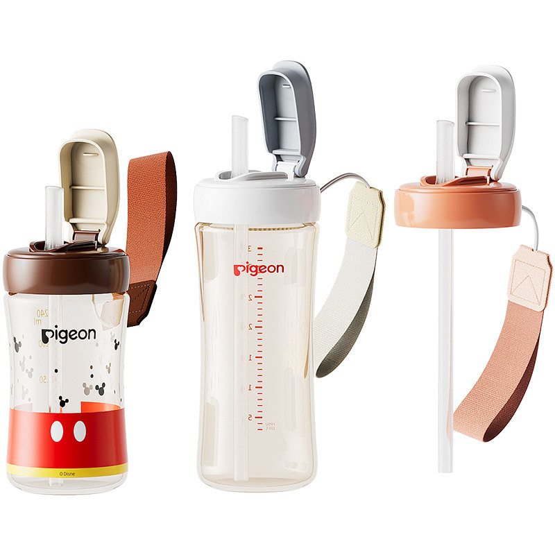 适配贝亲奶瓶改造盖直饮吸管配件第三代二代直饮嘴杯盖替换奶瓶盖