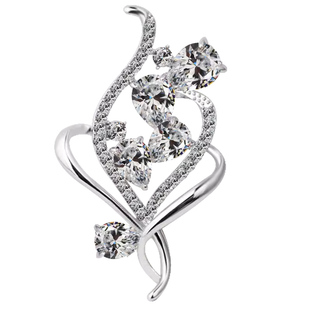 很闪很闪 高品质微镶闪锆胸针女胸花ins潮防走光别针个性气质配饰