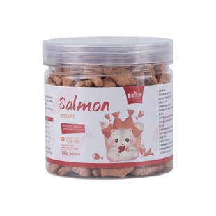 鼠饼干仓鼠零食金丝熊去毛球饼干幼鼠零食小鱼饼干仓鼠罐装