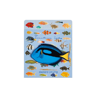 daparo海鱼多莉珐琅蓝冰箱贴送礼