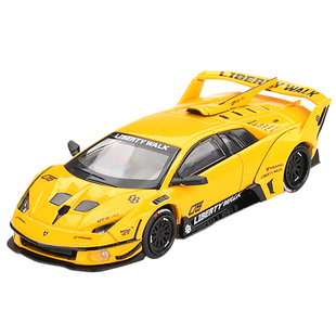 驰誉模型 MINIGT 1:64 #1135 兰博基尼GT EVO 黄色 合金汽车模型