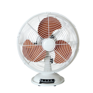 老式怀旧金属电风扇绿色复古台式风扇摇头铁叶扇家用静音宿舍机械