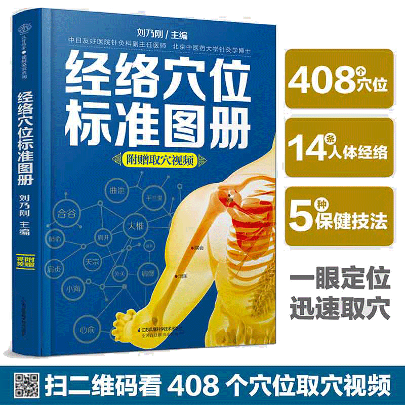 当当网  经络穴位标准图册 刘乃刚编 中医推拿按摩书养生书籍大全养生书籍 人体经络穴位图解书中医经络穴位书 正版书籍