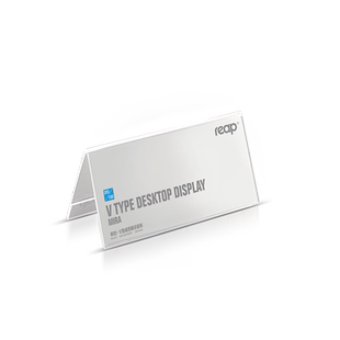 瑞普姓名牌V型桌牌台卡双面亚克力三角会议牌座位牌评委牌支付宝二维码桌号牌支付台签婚礼签到处台牌席卡