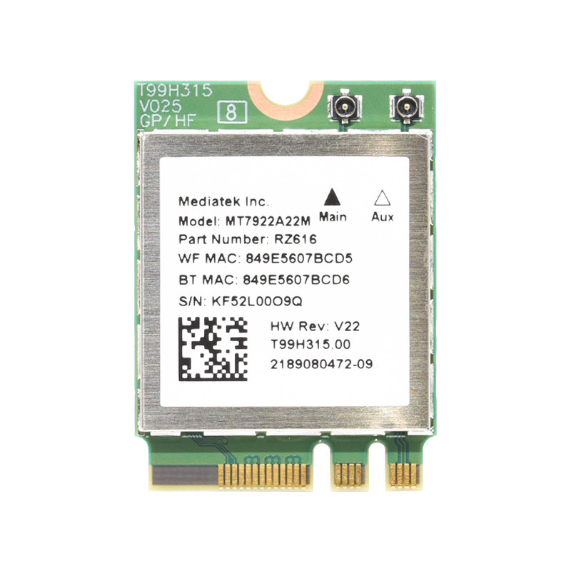gxlinkstar MT7927/MT7925/MT7922/MT7902无线网卡WiFi7/WiFi6E 5G千兆三