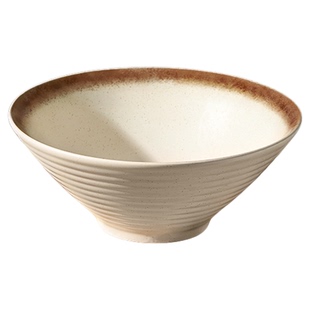 日式陶瓷面碗家用高级感8寸大号拉面碗汤面碗泡面碗斗笠吃面大碗