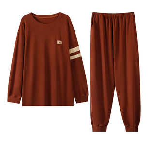 芬腾可安男款德绒睡衣男士春秋冬季保暖加绒套头加厚珊瑚绒家居服